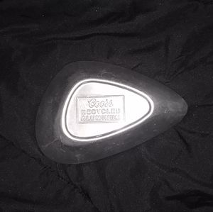 1970's Coors recycled aluminum ashtray